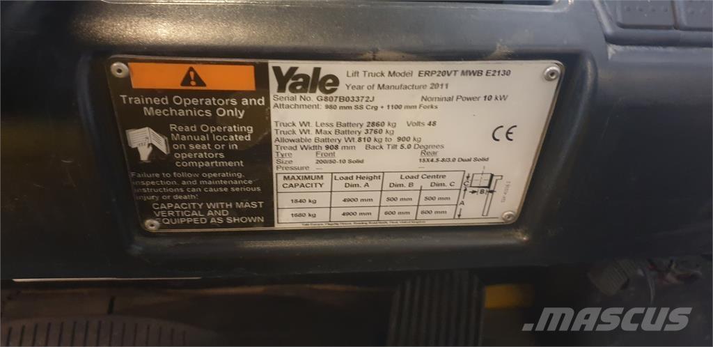 Yale ERP20VT MWB Sähkötrukit