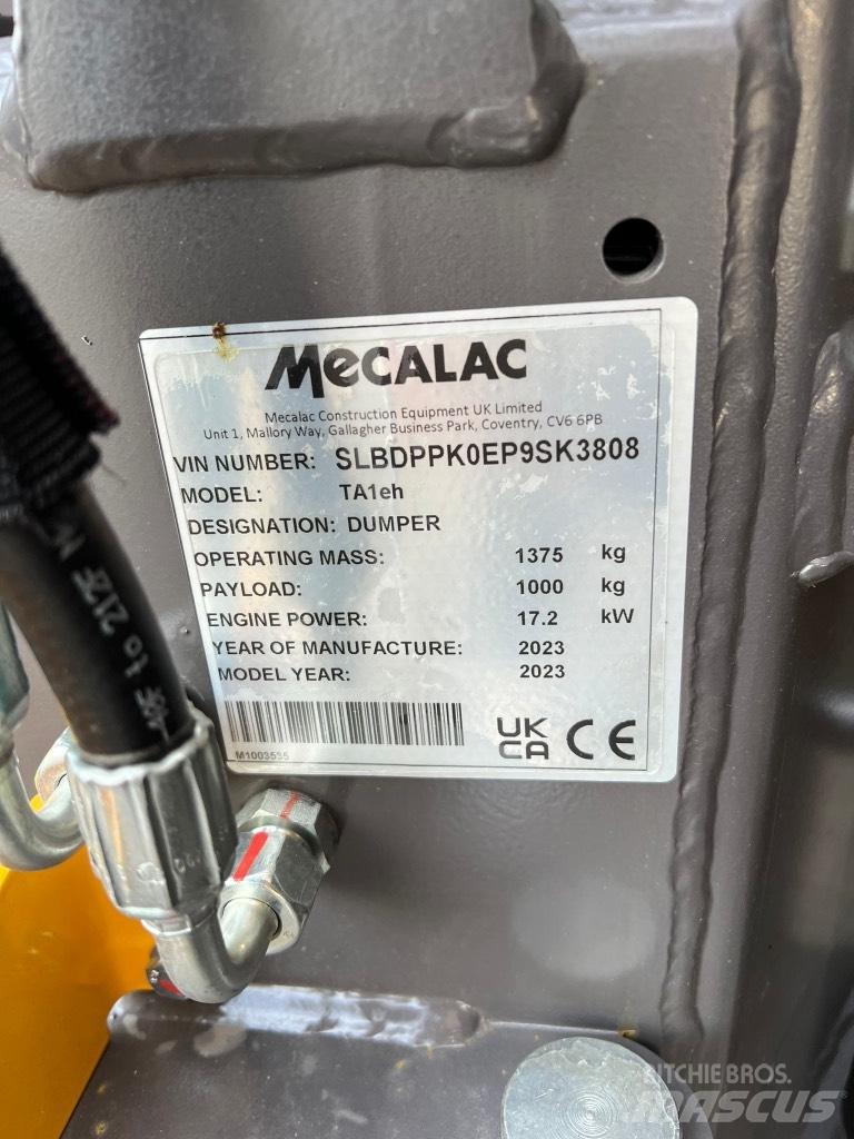 Mecalac TA 1 EH Dumpperit