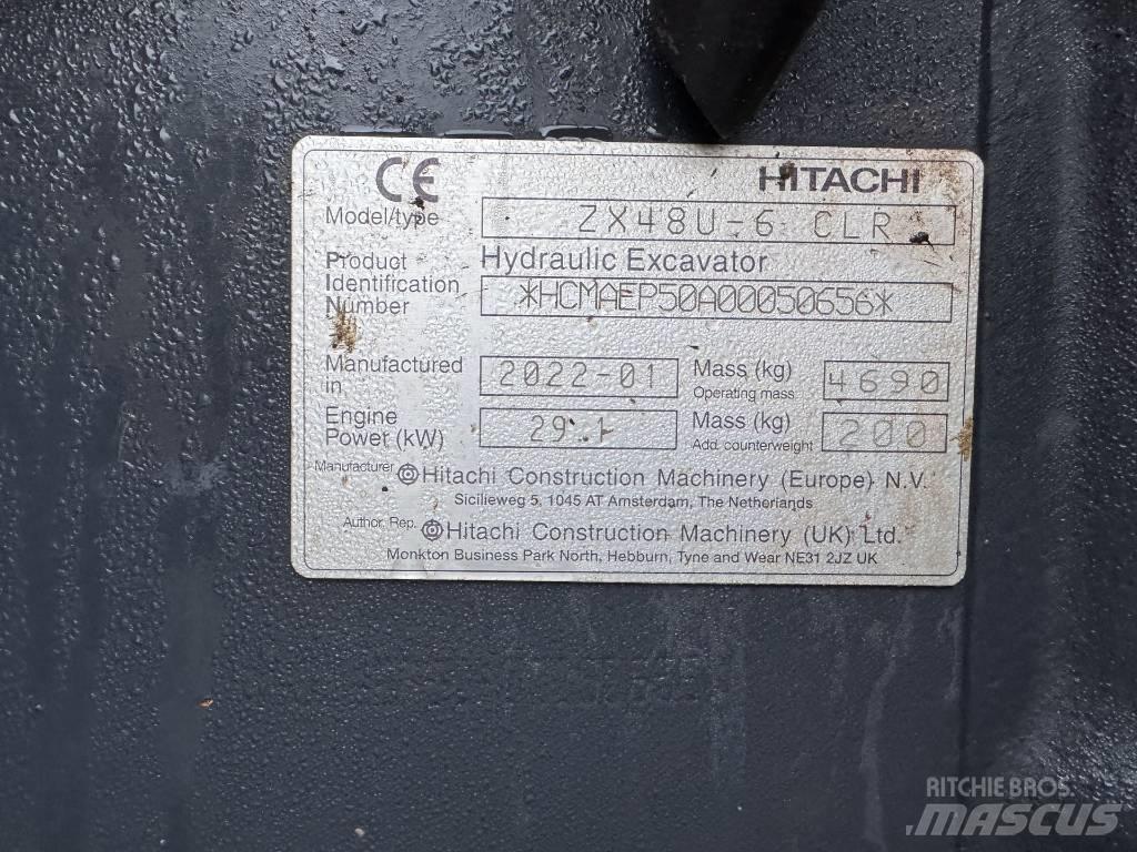 Hitachi ZX 48 U-6 Minikaivukoneet < 7t