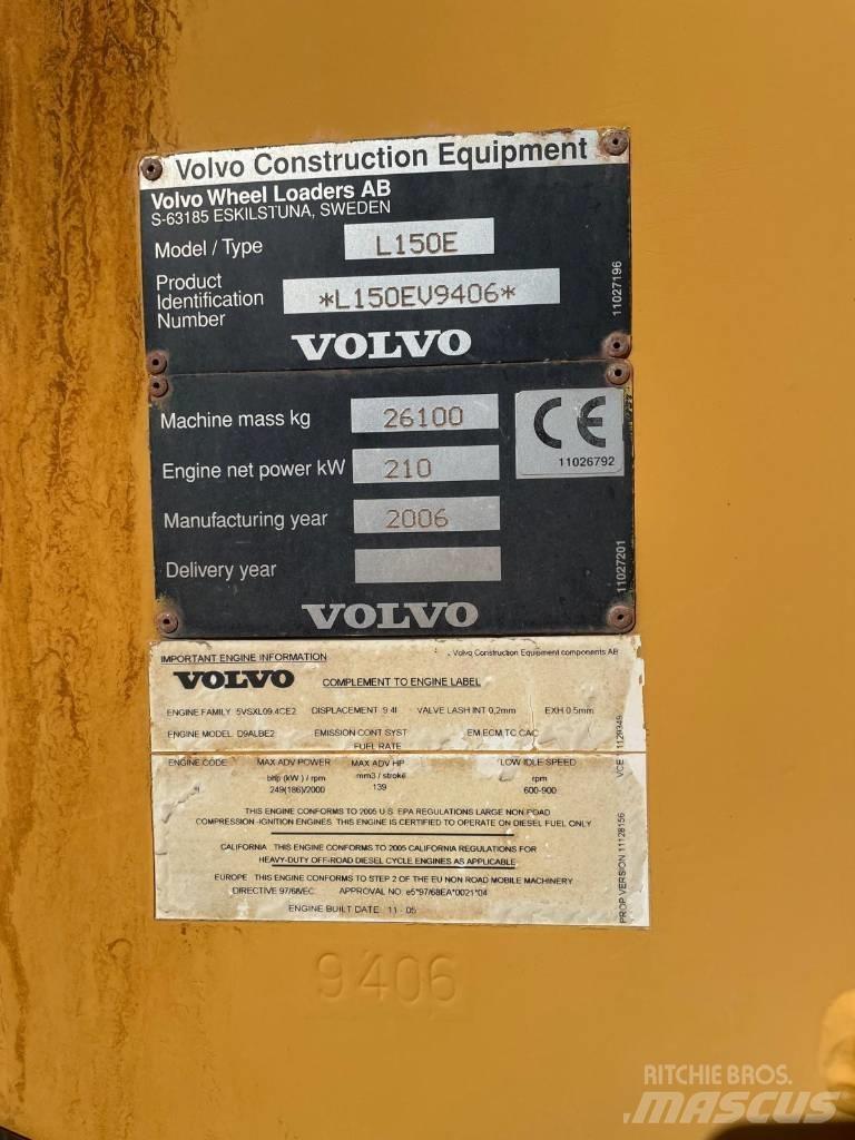 Volvo L150E Pienkuormaajat