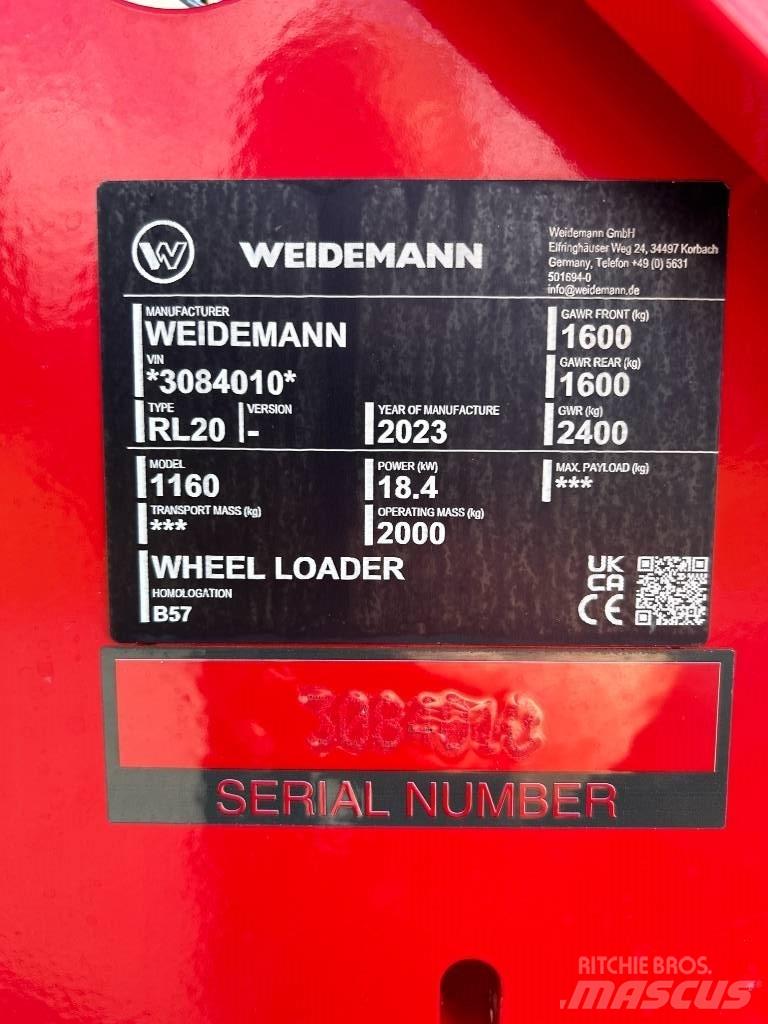 Weidemann 1160 Yleiskuormaajat