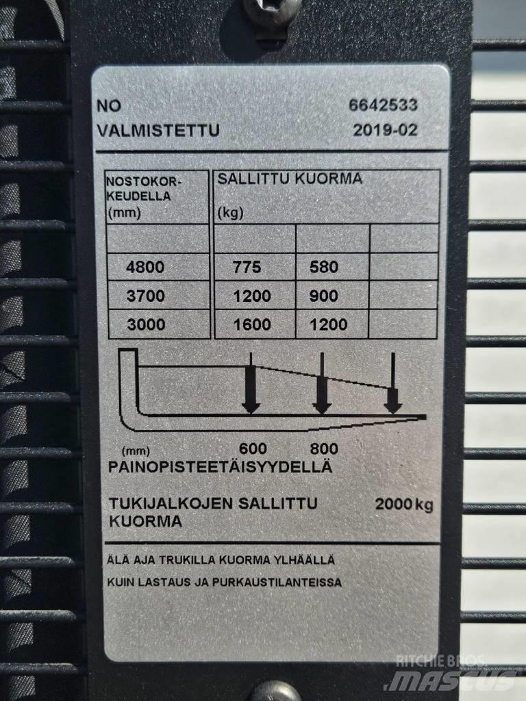 Toyota SPE 160 L Käyden ajettavat pinoamistrukit