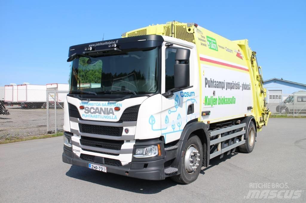 Scania P 340 CNG A Jäteautot