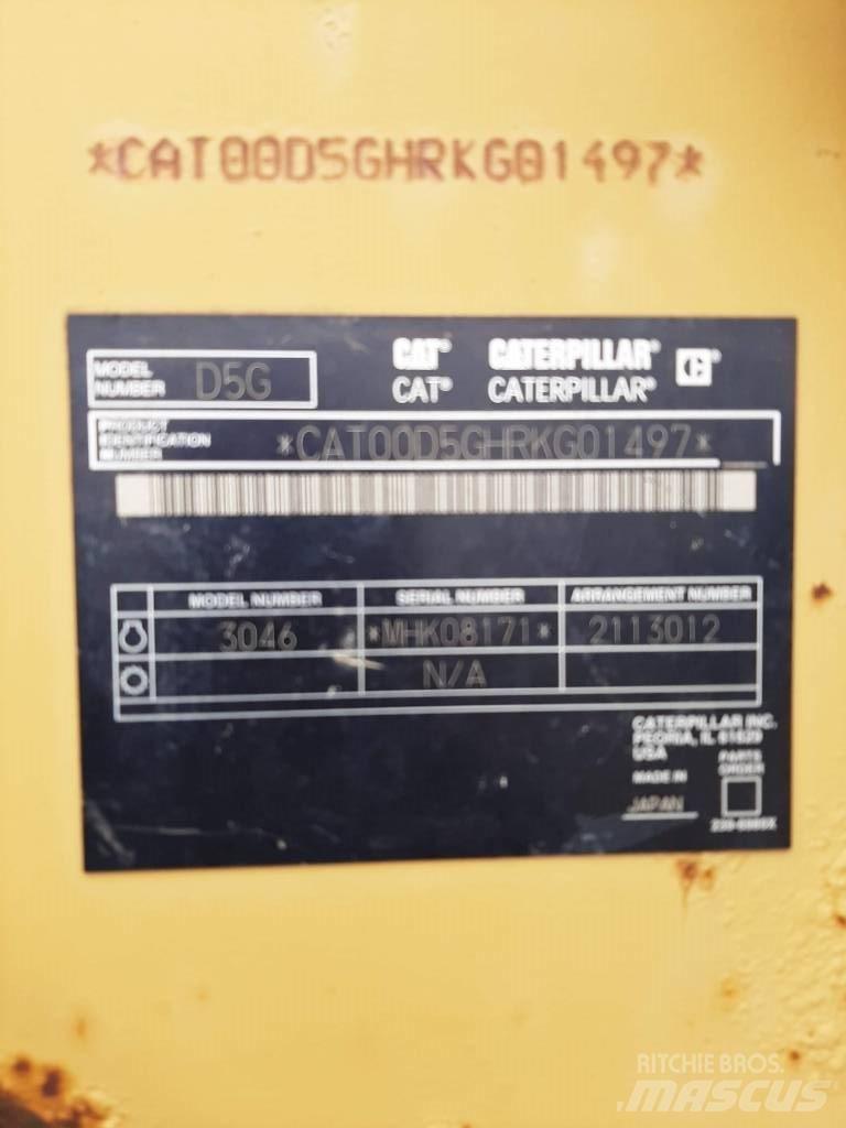 CAT D5GLGP Telaketjupuskutraktorit