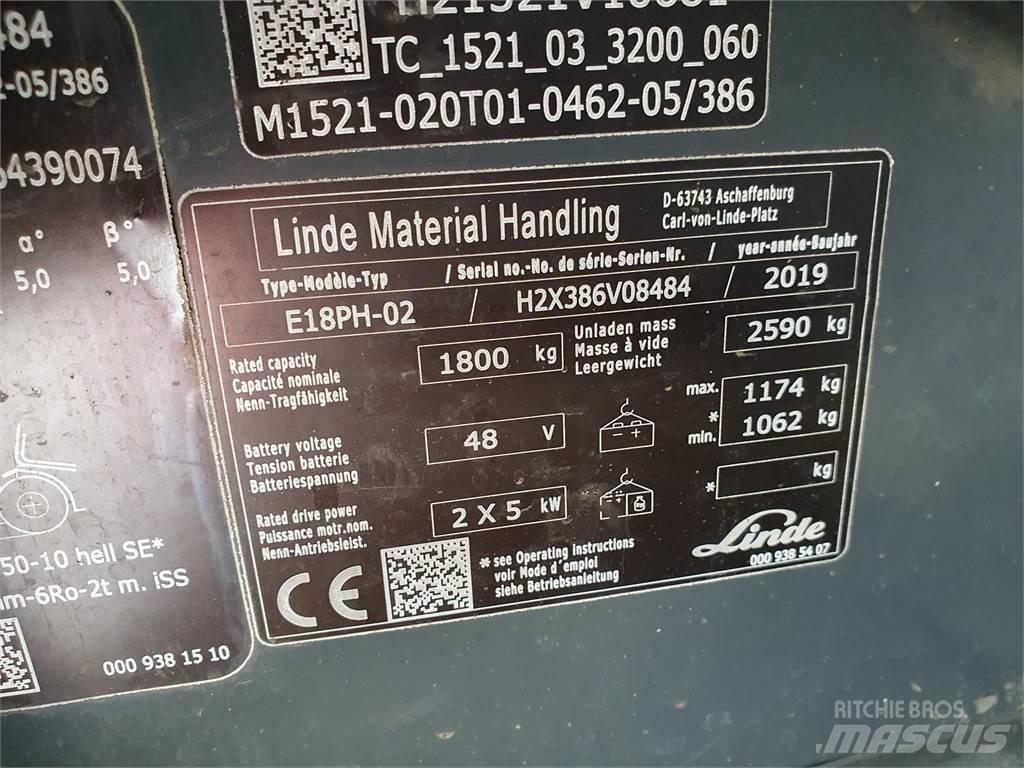 Linde E18PH Sähkötrukit