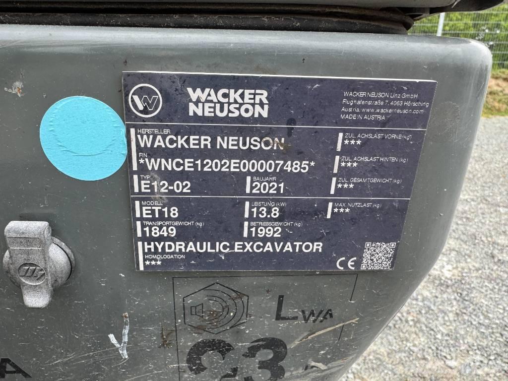 Wacker Neuson ET18 Telakaivukoneet