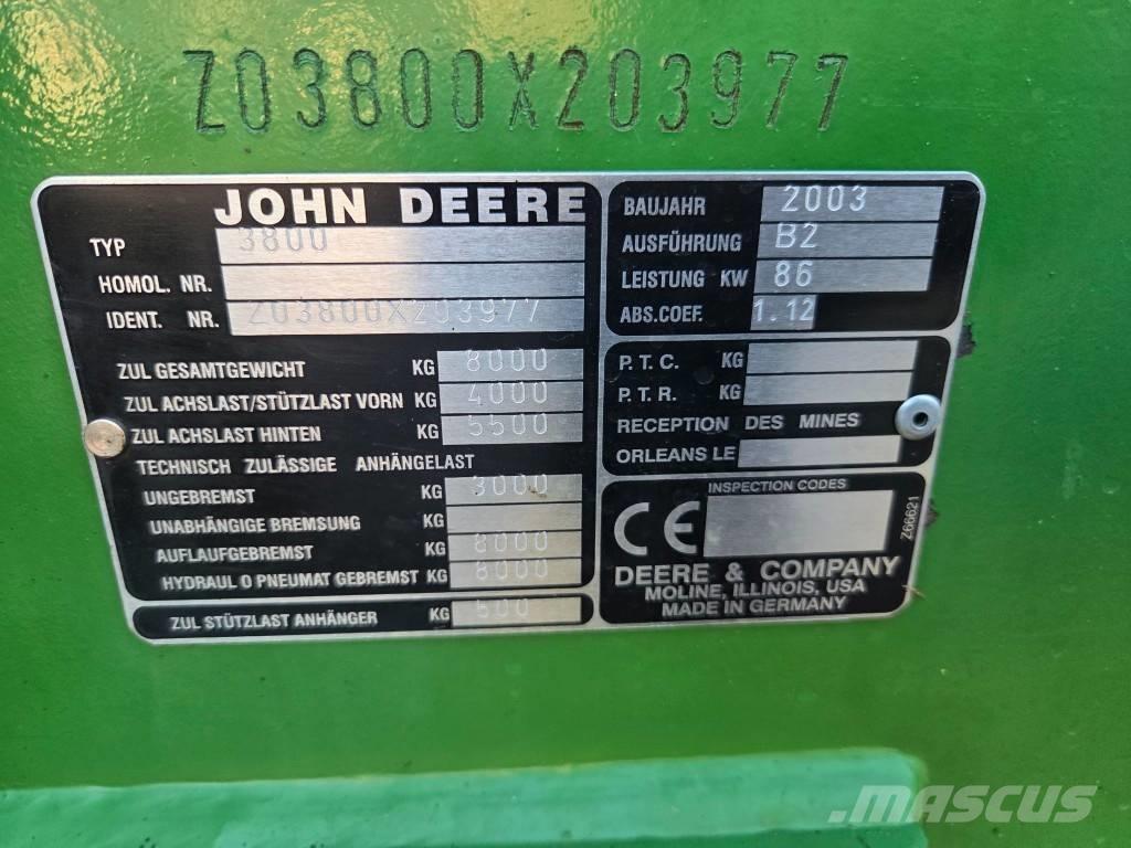 John Deere 3800 Maatalouskurottajat