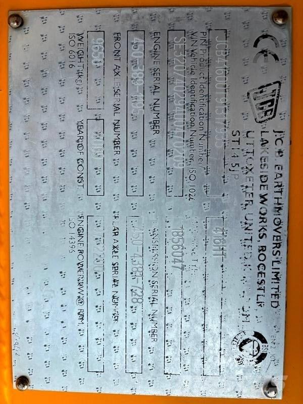 JCB 416 HT Pyöräkuormaajat