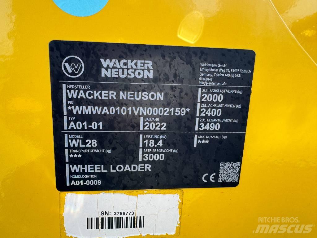 Wacker Neuson WL28 Pyöräkuormaajat