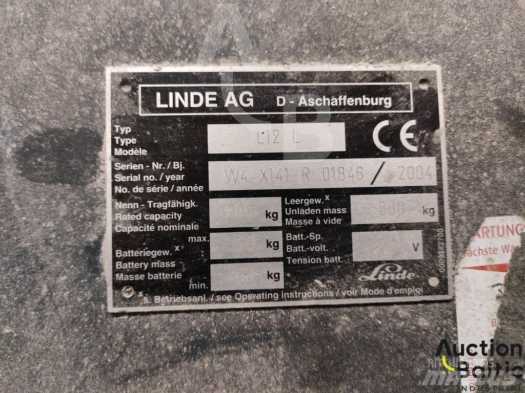 Linde L12 L Käyden ajettavat pinoamistrukit