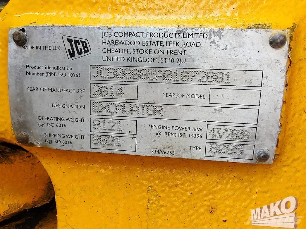 JCB 8085 ZTS Midikaivukoneet 7t - 12t
