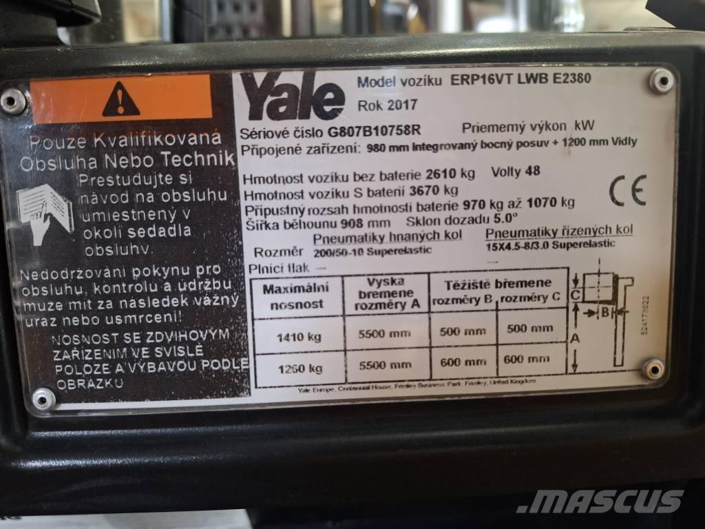 Yale ERP 16 VT Sähkötrukit