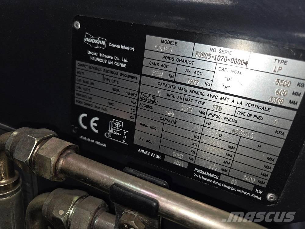 Doosan G 55 C-5 Nestekaasutrukit