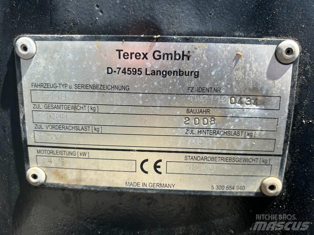 Terex TW 110 Pyöräkaivukoneet
