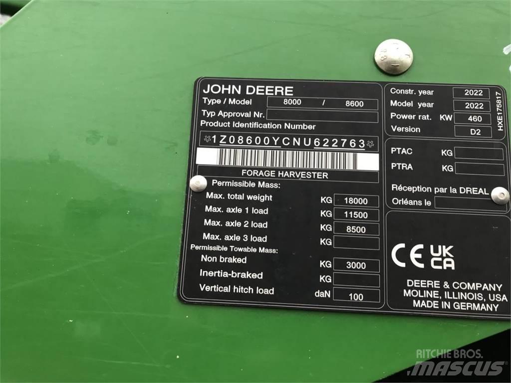 John Deere 8600 Ajosilppurit