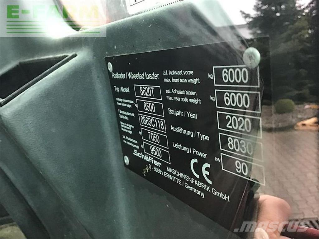 Schäffer 8620t Pyöräkuormaajat