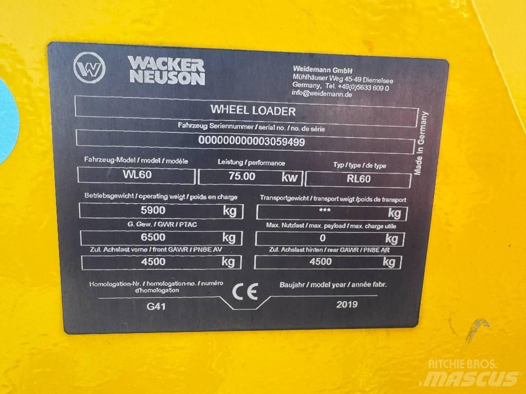 Wacker Neuson WL60 Pyöräkuormaajat