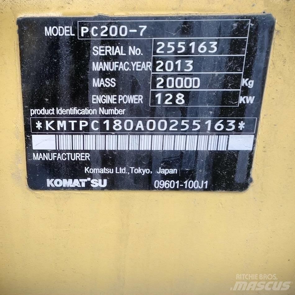 Komatsu pc200-7 Telakaivukoneet