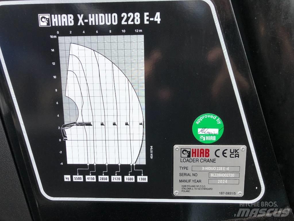 HIAB X-HiDuo 228 E-4 Kappaletavaranosturit