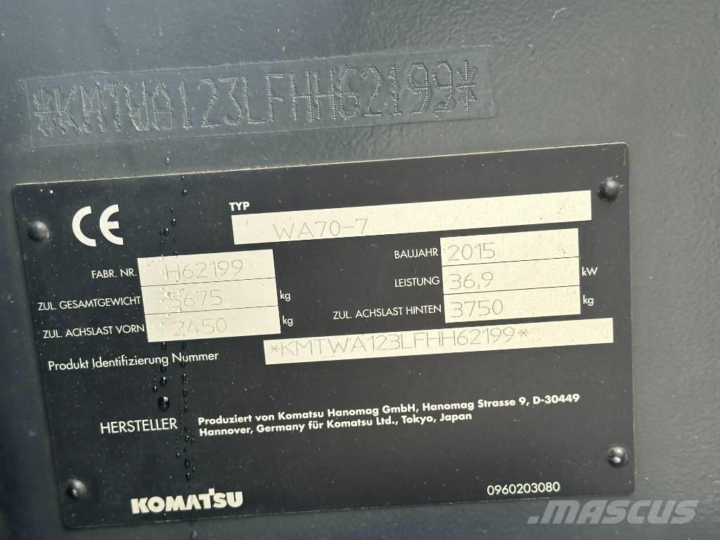 Komatsu WA 70 Pyöräkuormaajat