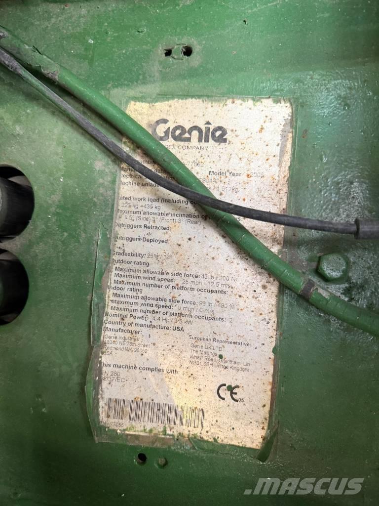 Genie GS 1932 Saksilavat