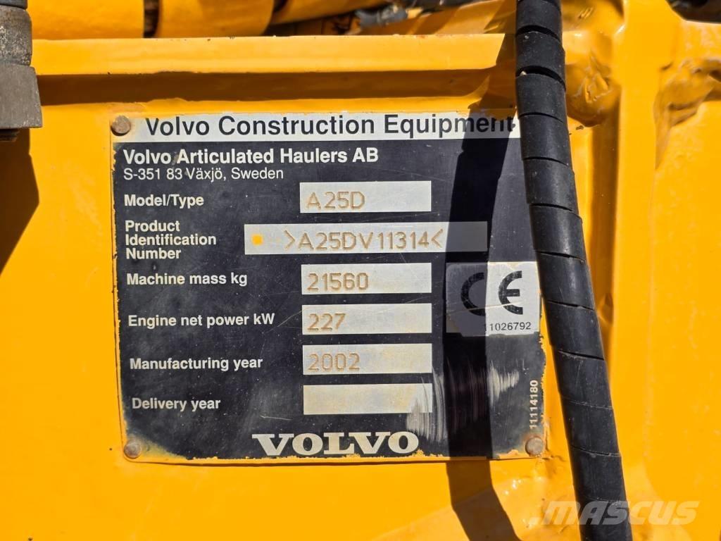 Volvo A25 D Minidumpperit