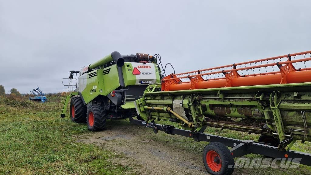 CLAAS Lexion 670 Leikkuupuimurit
