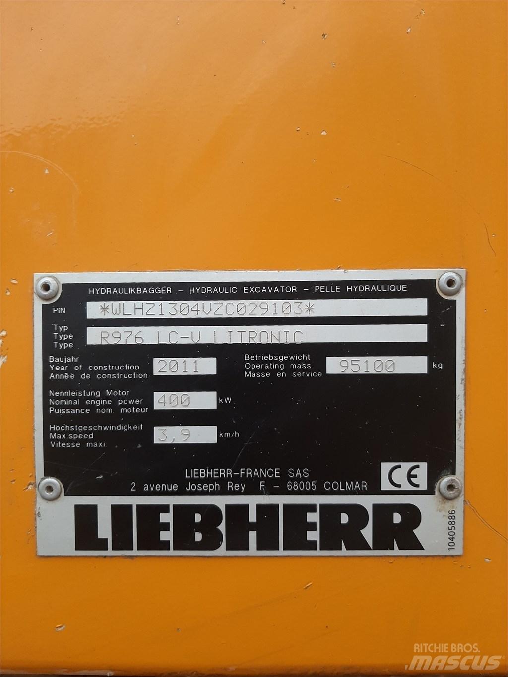 Liebherr 976 Telakaivukoneet