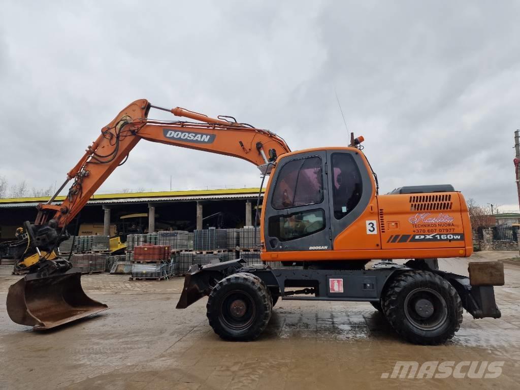 Doosan DX 160 W Pyöräkaivukoneet