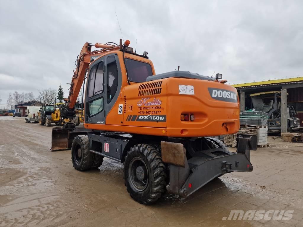 Doosan DX 160 W Pyöräkaivukoneet