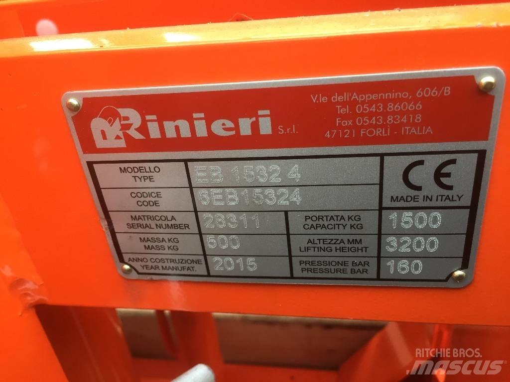  Rinieri EB 1532 4 Etukuormaimen varusteet
