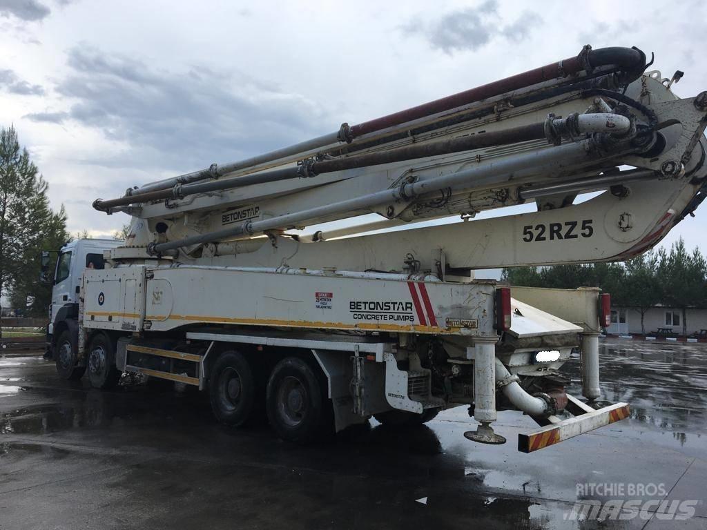 Betonstar 52M-5RZ Concrete pump trucks