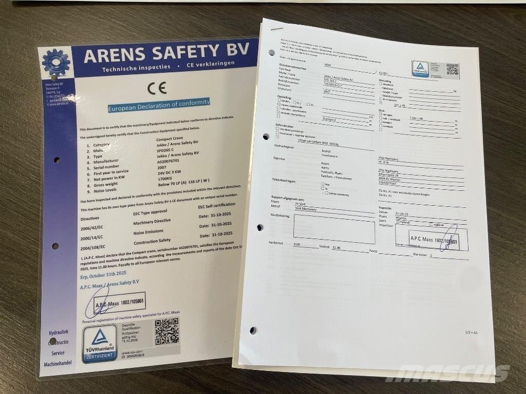 Jekko SPD 265 C Mininosturit