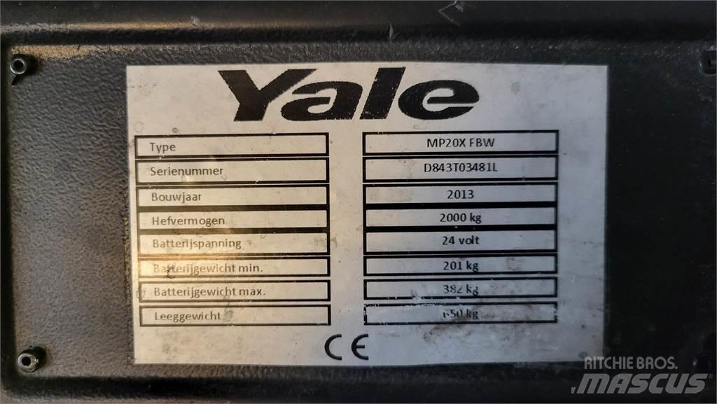 Yale MP20X 2013 Lavansiirtotrukit
