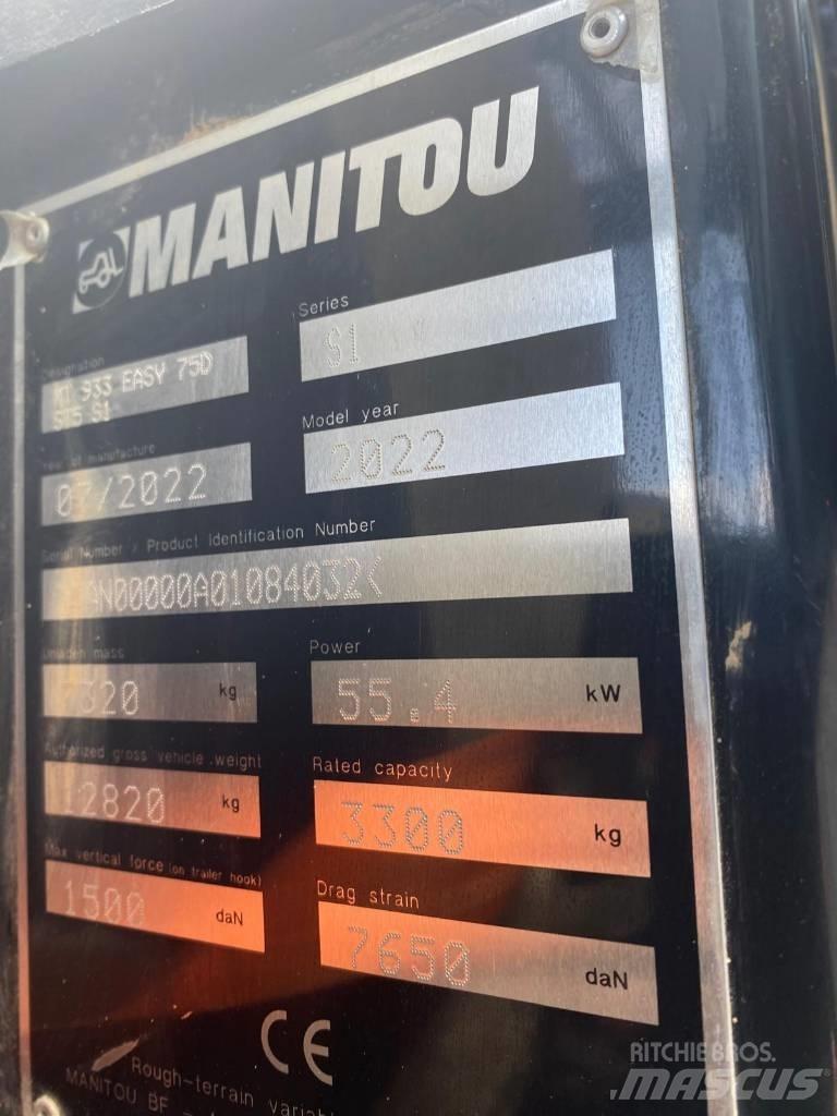 Manitou MT 933 Easy Kurottajat