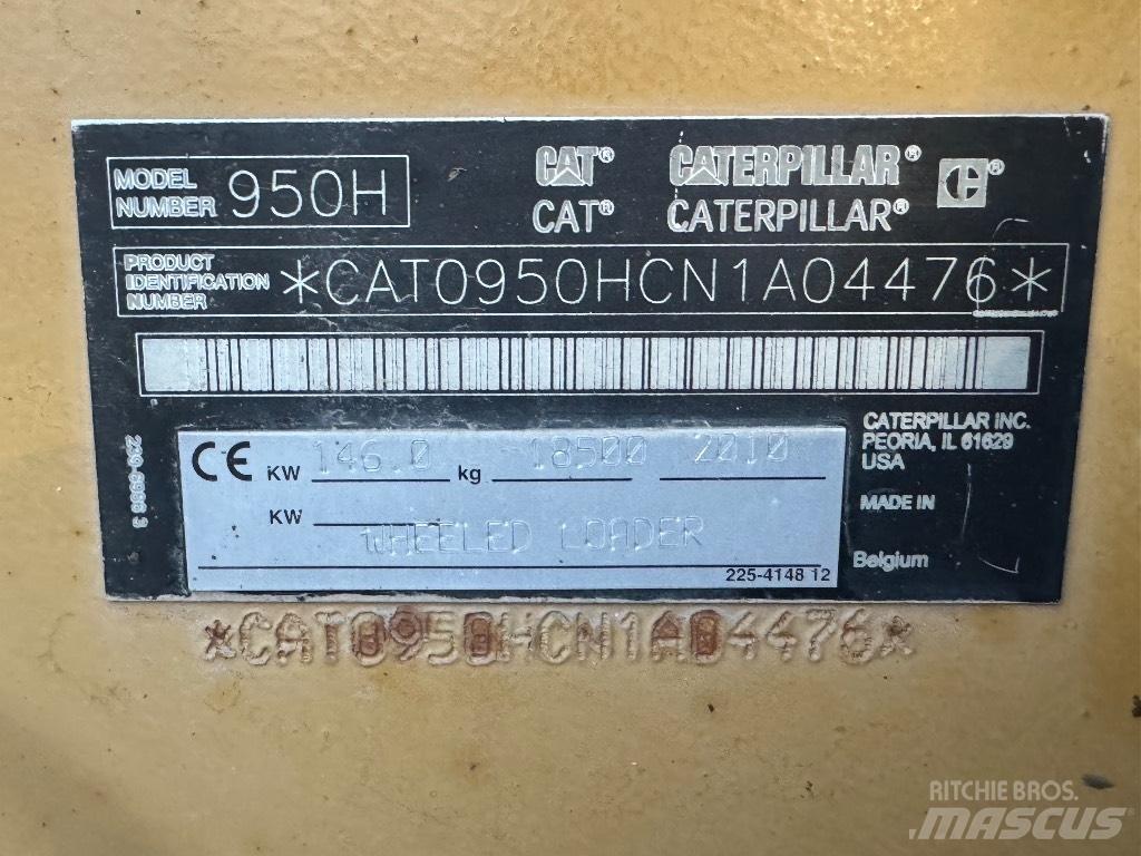 CAT 950H Pyöräkuormaajat