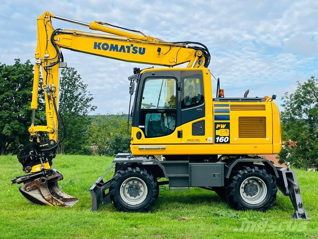 Komatsu PW 160 - 10 Pyöräkaivukoneet