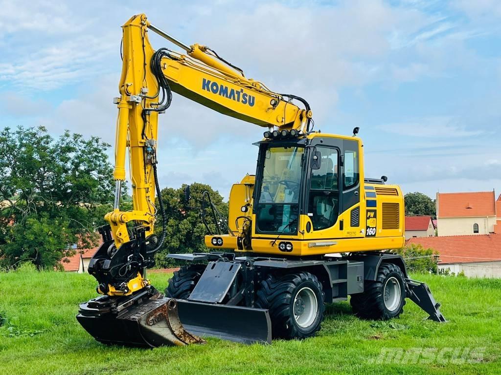 Komatsu PW 160 - 10 Pyöräkaivukoneet