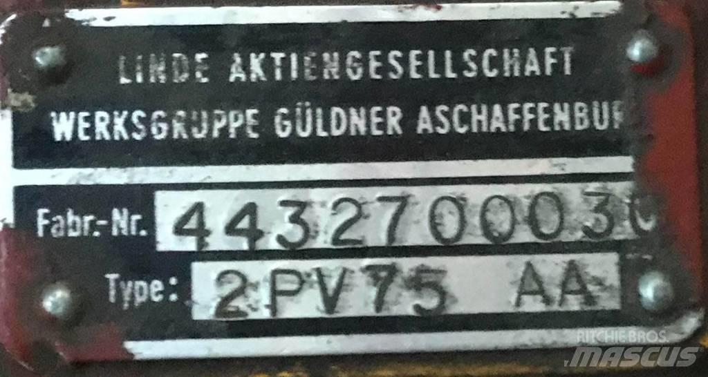 Linde 2PV75 AA Hydrauliikka