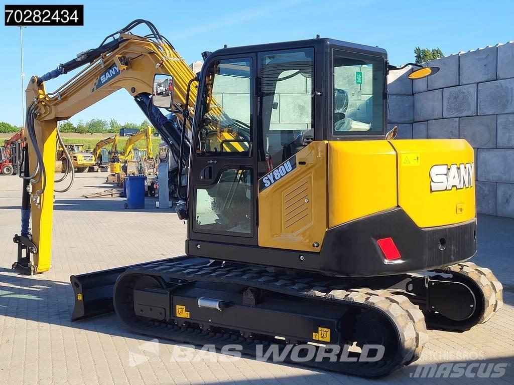 Sany SY80 U A/C Minikaivukoneet < 7t