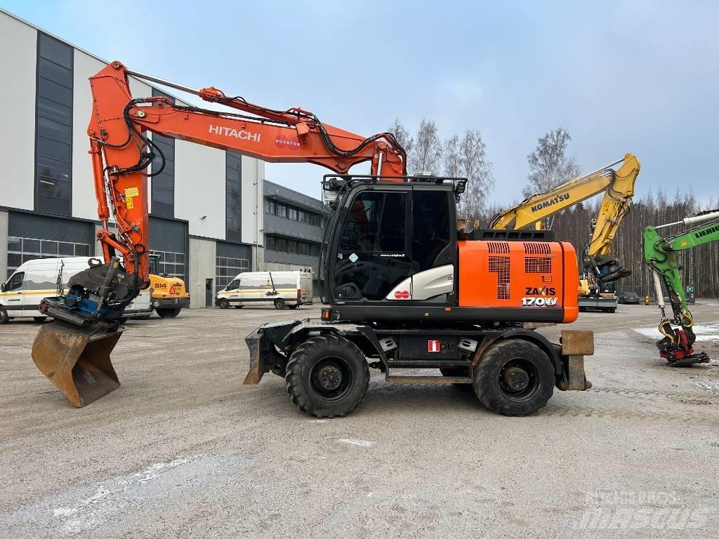 Hitachi ZX 170 W-6 Pyöräkaivukoneet