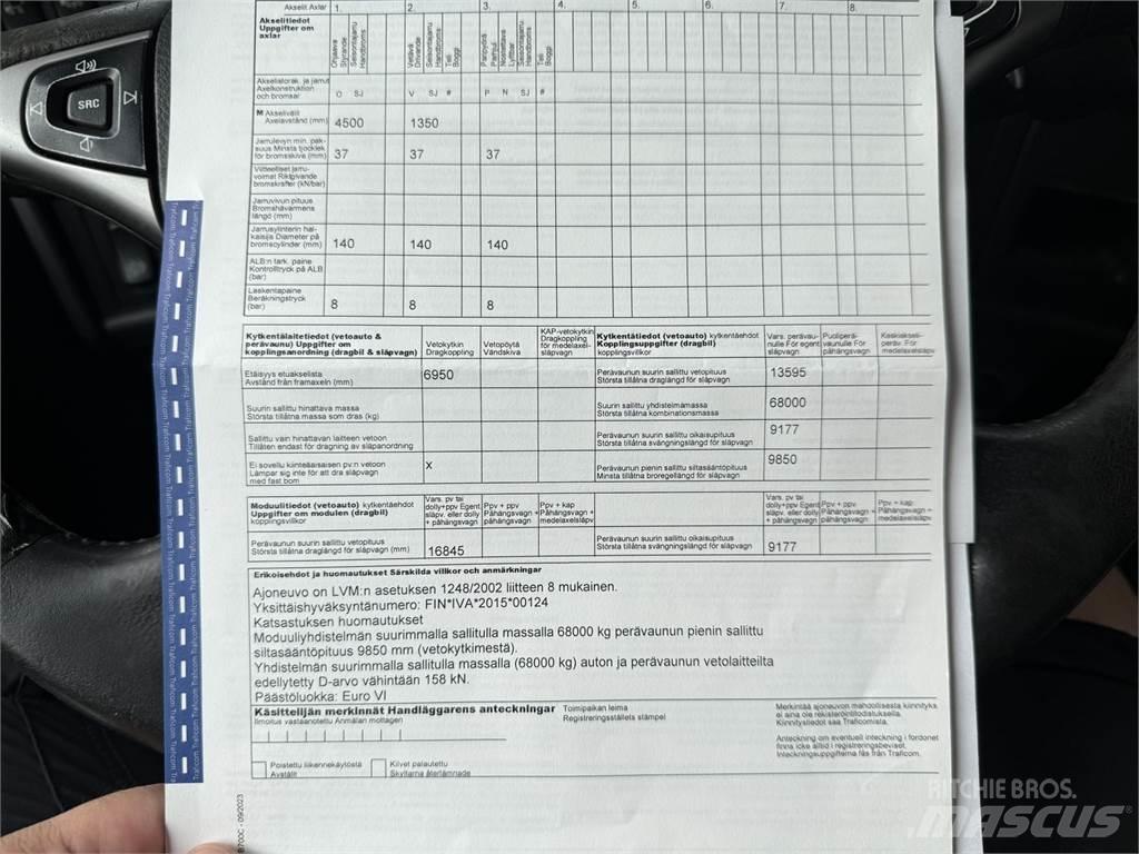 Scania R 520 6X2 Koukkulava kuorma-autot