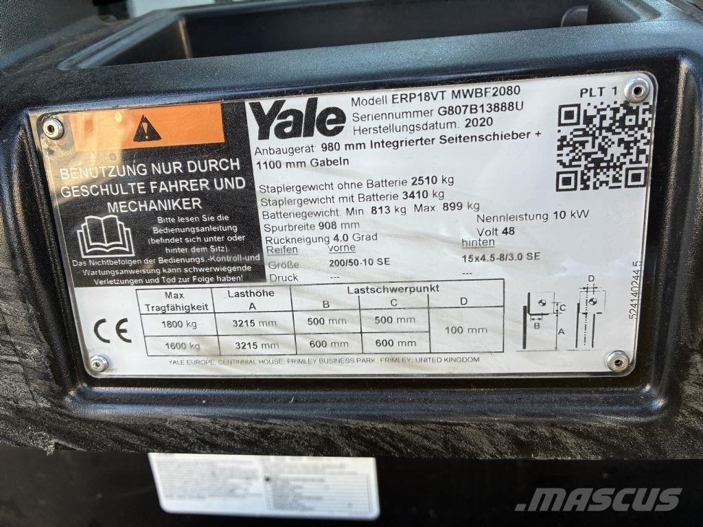 Yale ERP 18VT Sähkötrukit