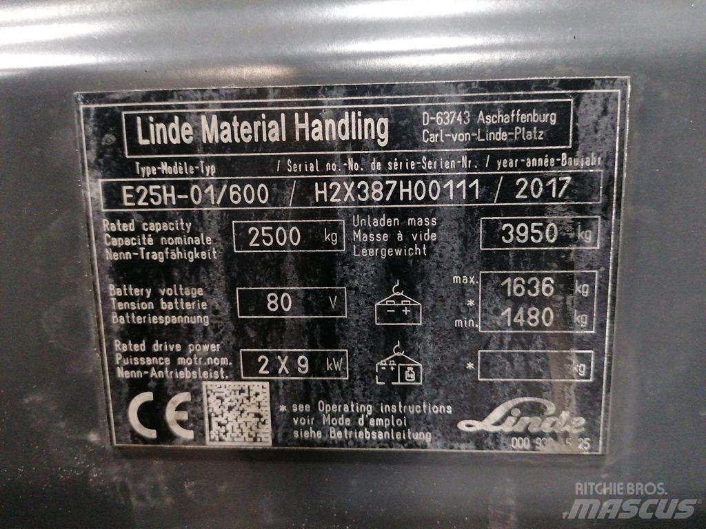 Linde E25H-01/600 Sähkötrukit