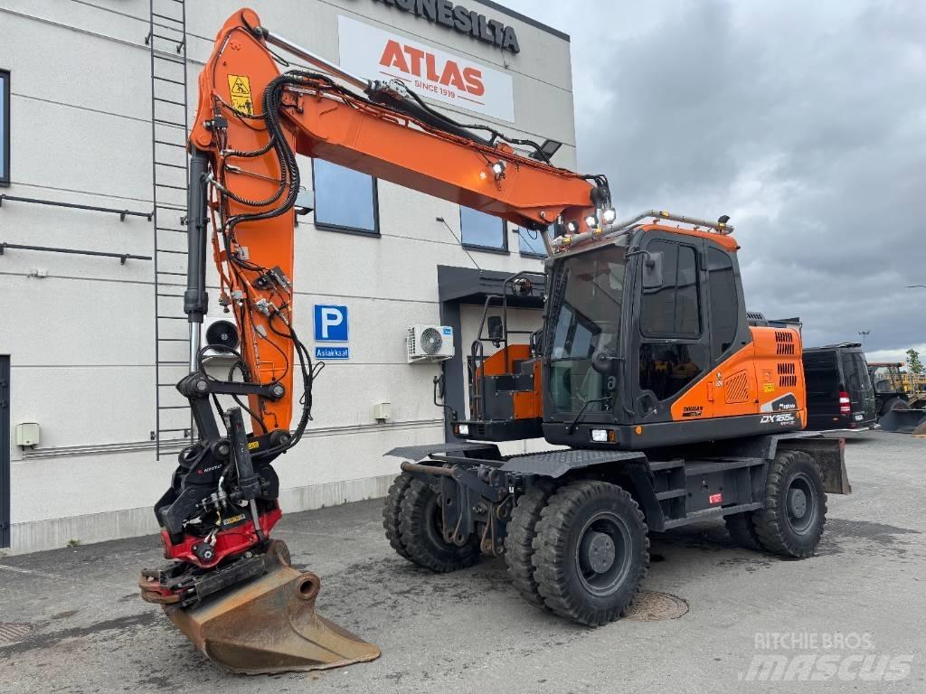 Doosan DX 165 W-5 Pyöräkaivukoneet