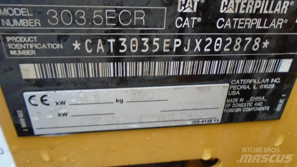 CAT 303.5 E CR Minikaivukoneet < 7t