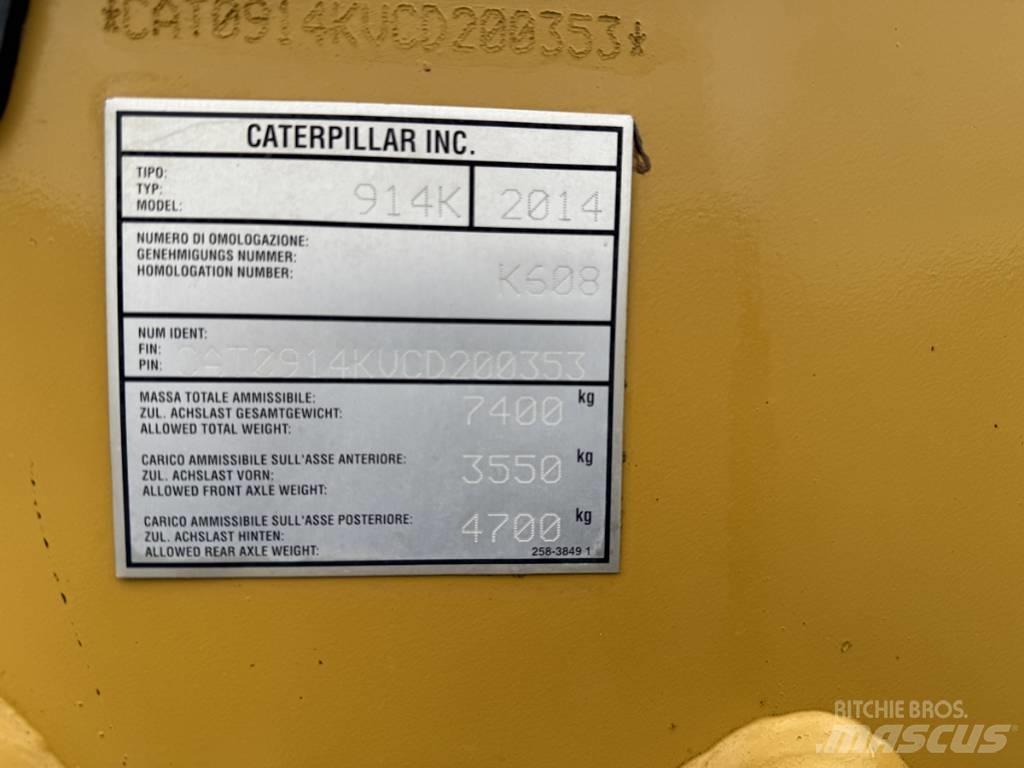 CAT 914K shovel Pyöräkuormaajat