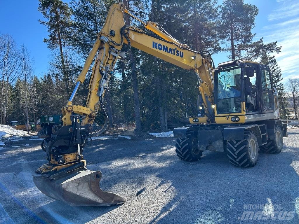 Komatsu PW148 -10 Pyöräkaivukoneet