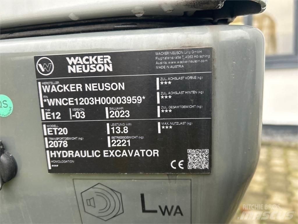 Wacker Neuson ET20 Telakaivukoneet