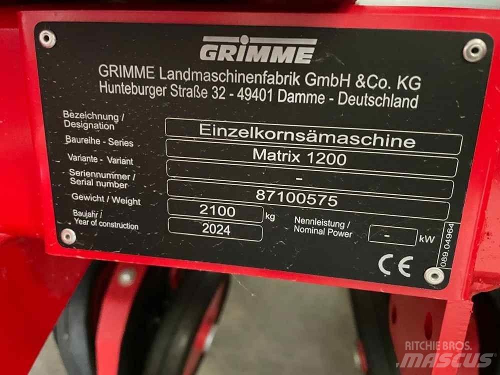 Grimme MATRIX 1200 Muut maatalouskoneet